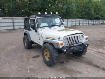  Salvage Jeep Wrangler