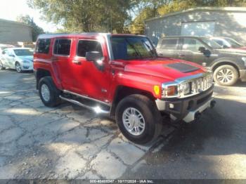  Salvage HUMMER H3 Suv