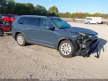  Salvage Toyota Grand Highlander