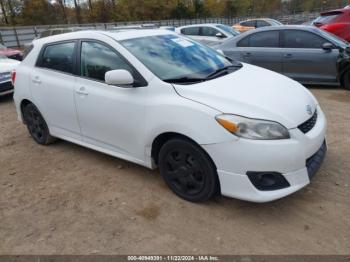  Salvage Toyota Matrix