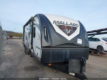  Salvage Mallard Travel Trailer