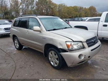  Salvage Toyota Highlander