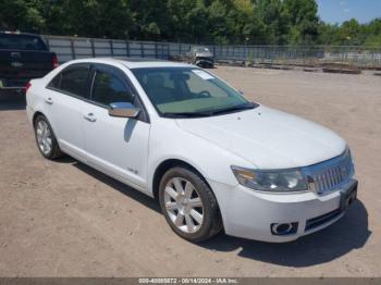  Salvage Lincoln MKZ