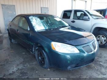  Salvage Pontiac G6