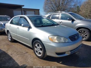  Salvage Toyota Corolla