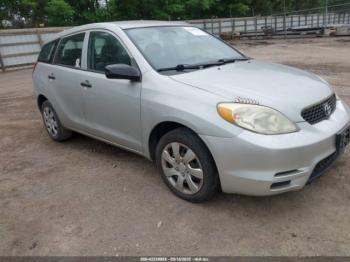  Salvage Toyota Matrix
