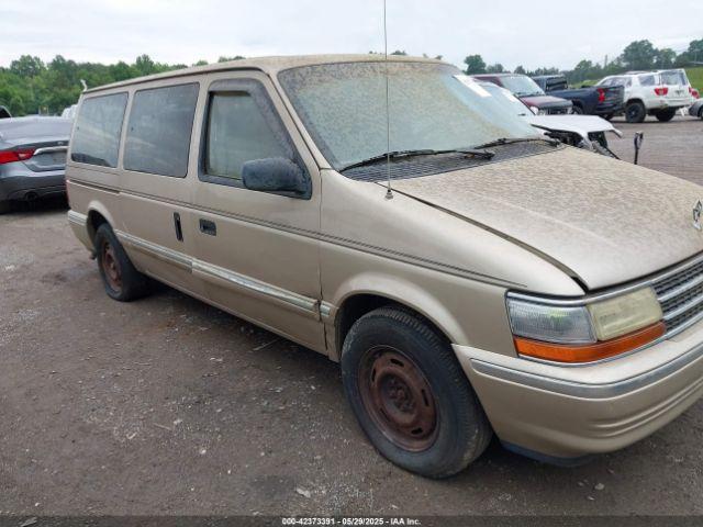  Salvage Plymouth Grand Voyager