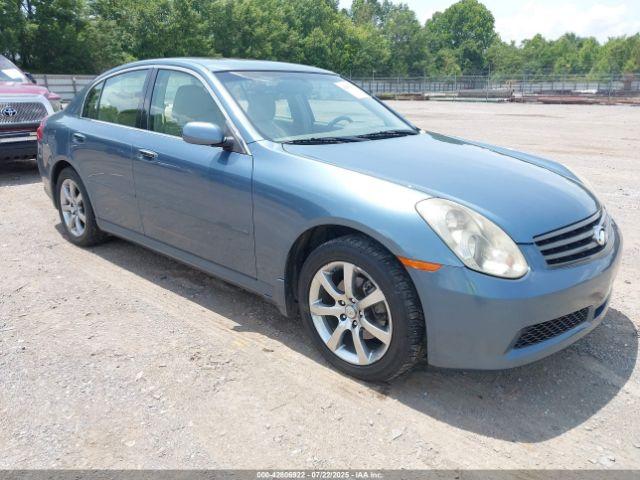  Salvage INFINITI G35x