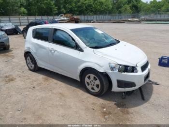  Salvage Chevrolet Sonic