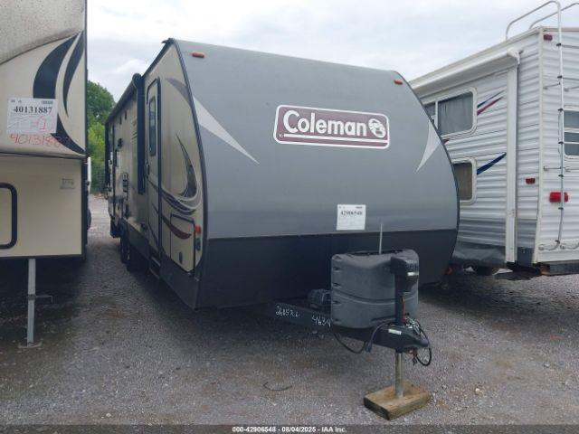  Salvage Coleman Travel Trlr