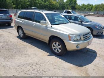  Salvage Toyota Highlander