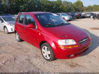  Salvage Chevrolet Aveo 5