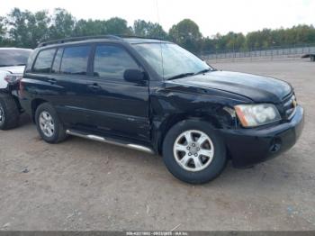  Salvage Toyota Highlander