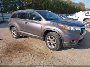  Salvage Toyota Highlander