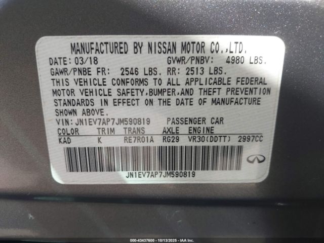 INFINITI Q50 3.0t Luxe Image 3