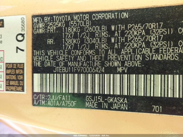 Toyota FJ Cruiser Image 6