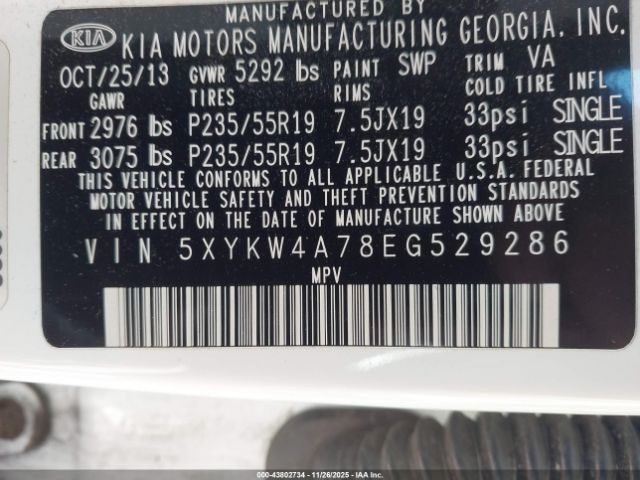 Kia Sorento Limited V6 Image 7