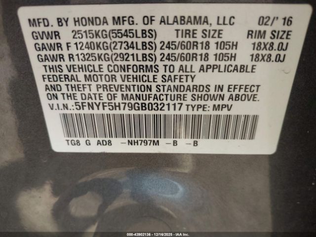 Honda Pilot Ex-l Image 12