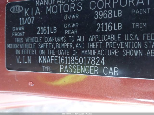 Kia Spectra Sx Image 2