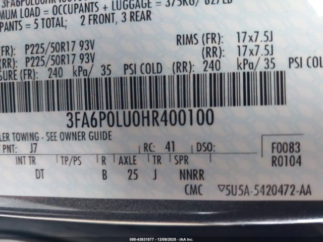 Ford Fusion Se Image 5