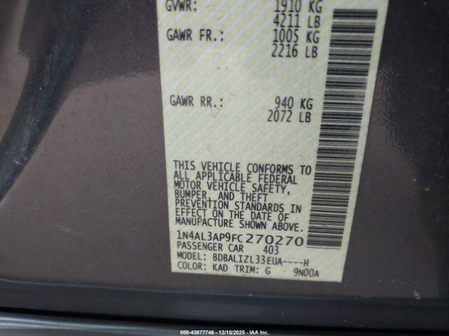 Nissan Altima 2.5 Sv Image 11