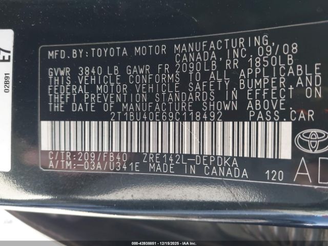 Toyota Corolla Le Image 11