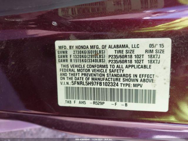 Honda Odyssey Image 4