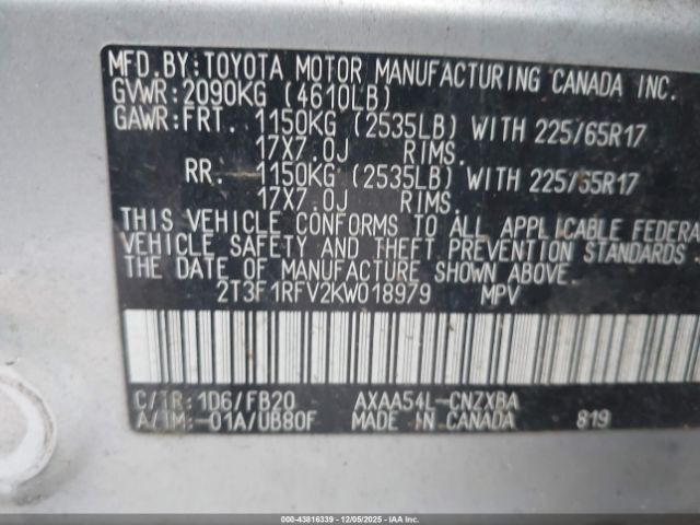 Toyota RAV4 Le Image 6