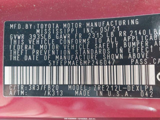 Toyota Corolla Le Image 3