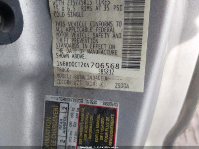 Nissan Frontier S Image 6