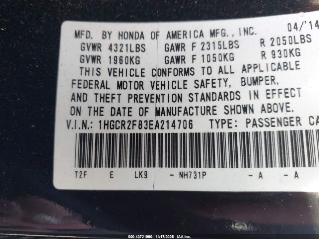 Honda Accord Ex-l Image 13