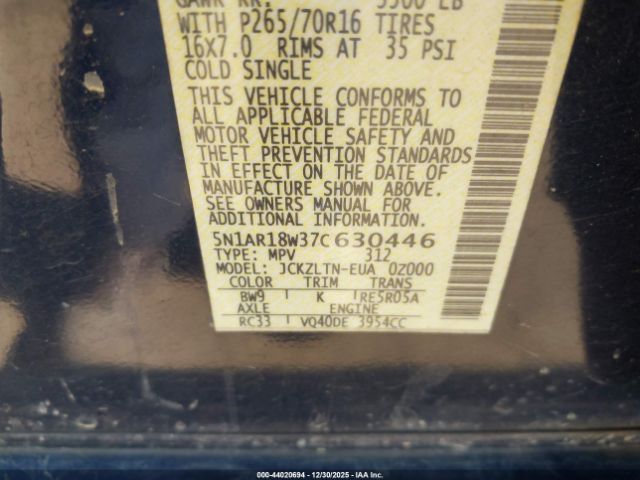 Nissan Pathfinder Se Image 2